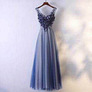 Blue Purple Maxi Goddess Gown Dress Size 6